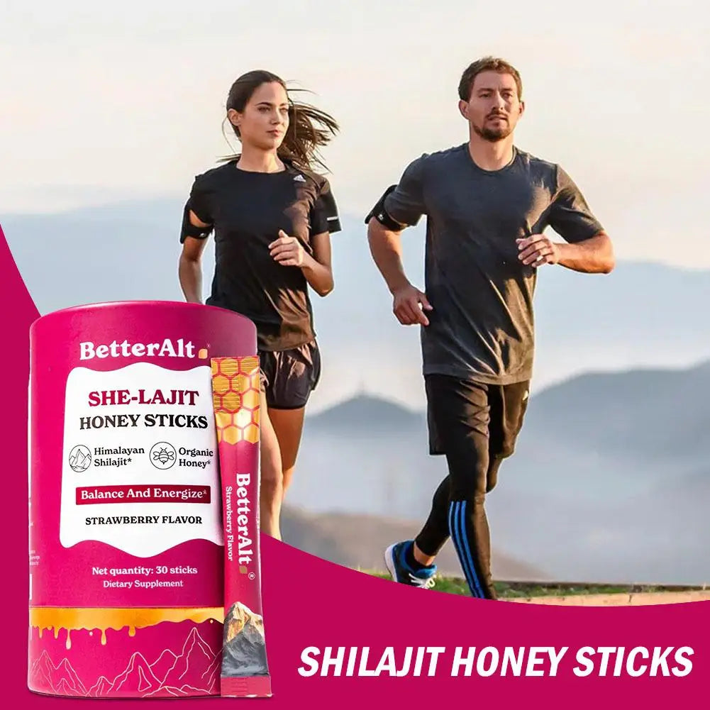 30Pack Women'S Shilajit Honey Sticks Energy Boosting & Immune Support Supplement with Himalayan Resin and Fruit Extract