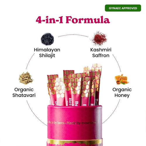 30Pack Women'S Shilajit Honey Sticks Energy Boosting & Immune Support Supplement with Himalayan Resin and Fruit Extract